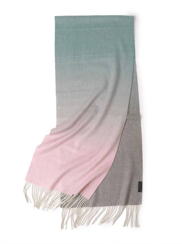100% Cashmere Double Side Scarf
