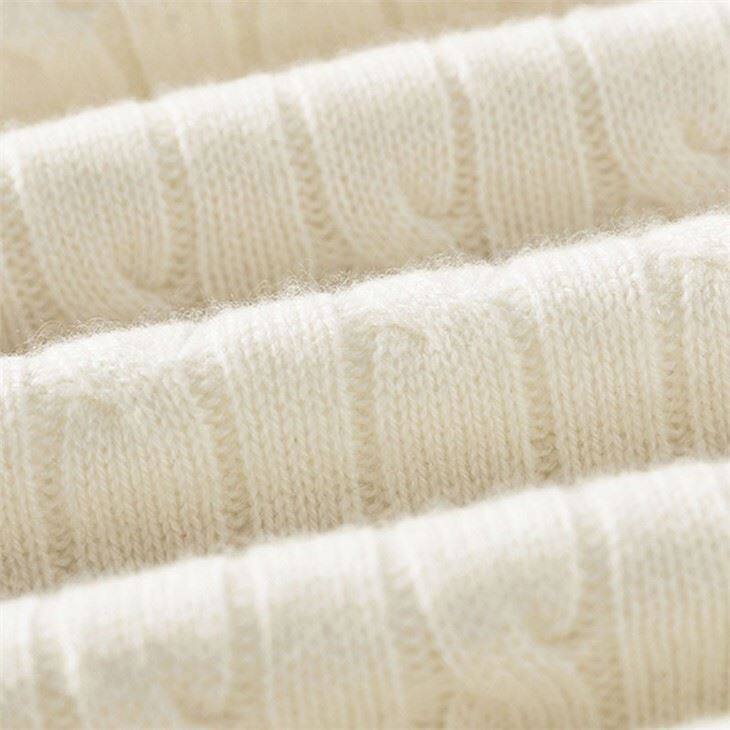100%Cashmere Soft Baby Knitted Blankets