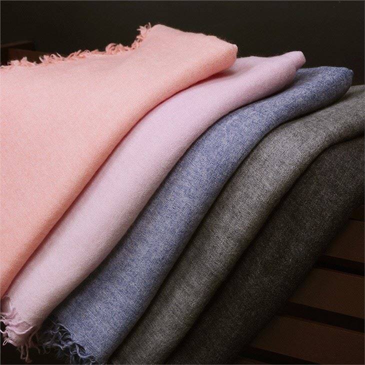 100% Pure Cashmere Spray Print Scarf Shawl
