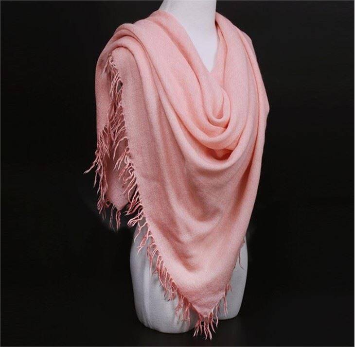 100% Pure Cashmere Spray Print Scarf Shawl