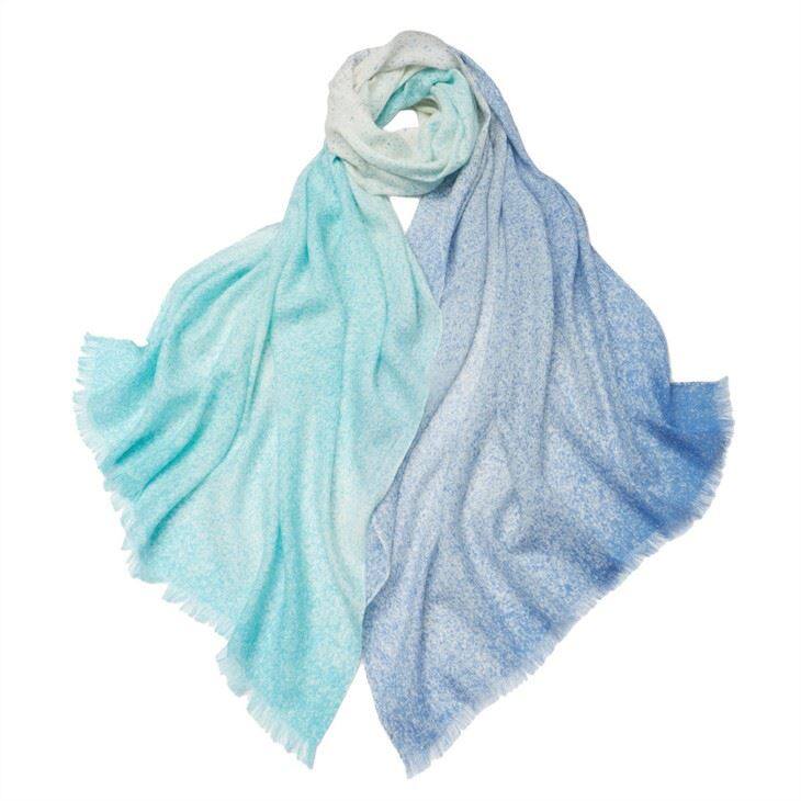 Färgglad Cashmere Scarf