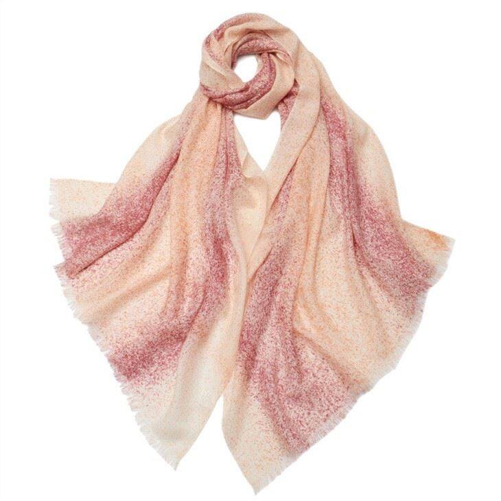 Autumn Thin Spray Printing Scarf