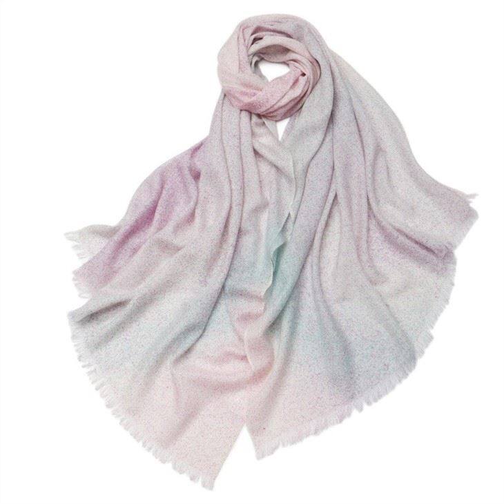 Autumn Thin Spray Printing Scarf