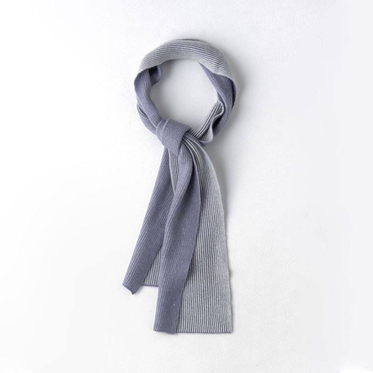 Baby Cashmere Double Side Knitted Scarf