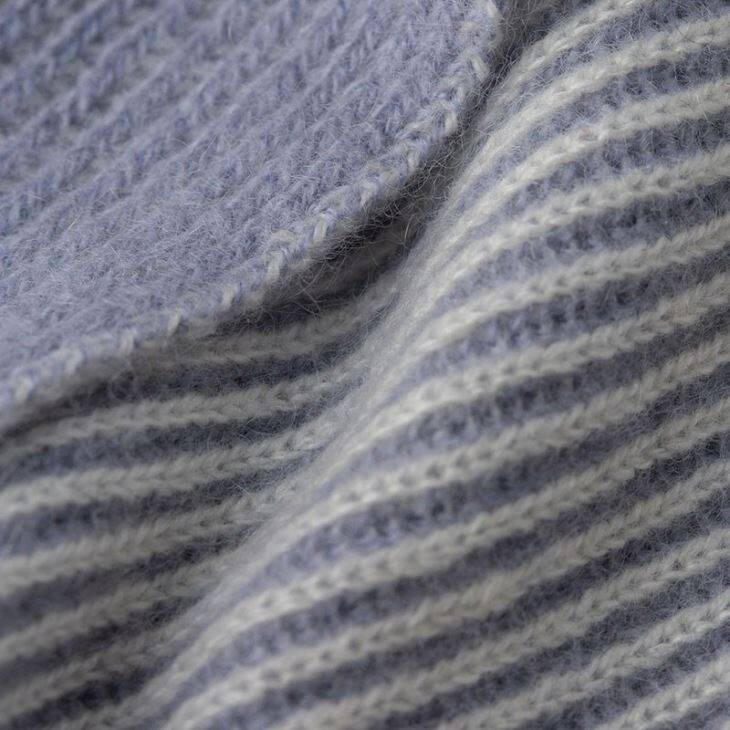 Baby Cashmere Double Side Knitted Scarf