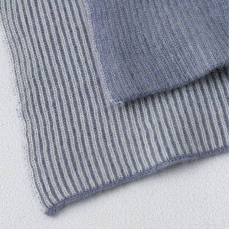 Baby Cashmere Double Side Knitted Scarf