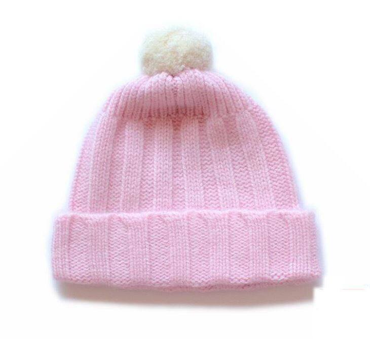 Baby Cashmere Rib Knit Beanie