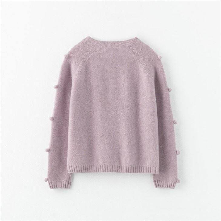 Baby Cashmere Round Neck Cardigan Sweater