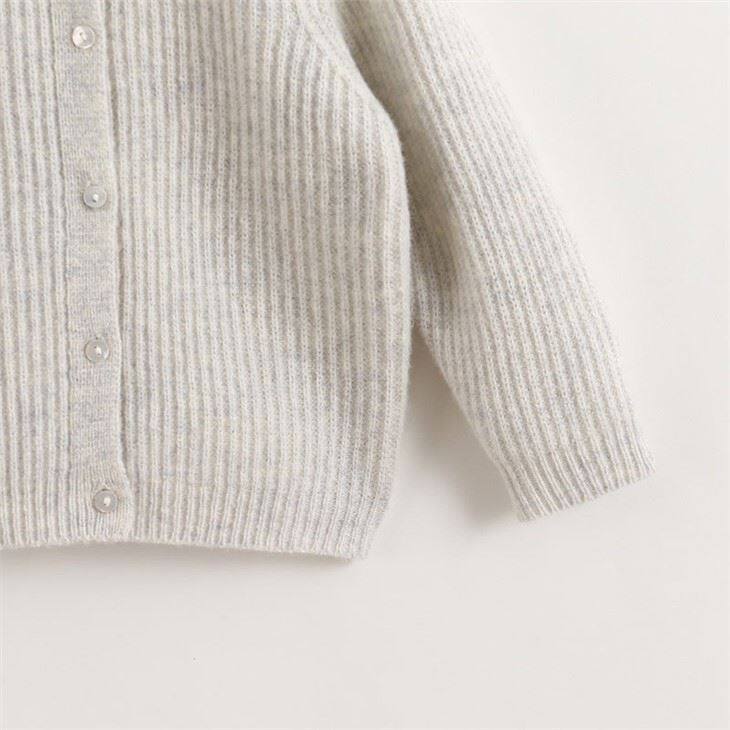 Baby Long Sleeve Knitted Cardigan Cashmere Sweater