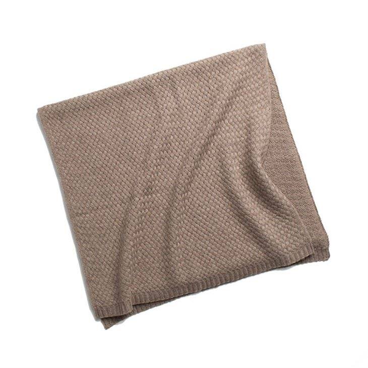 Cable Knit Oversize Cashmere Poncho