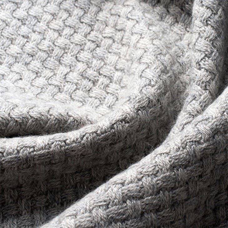 Cable Knit Oversize Cashmere Poncho