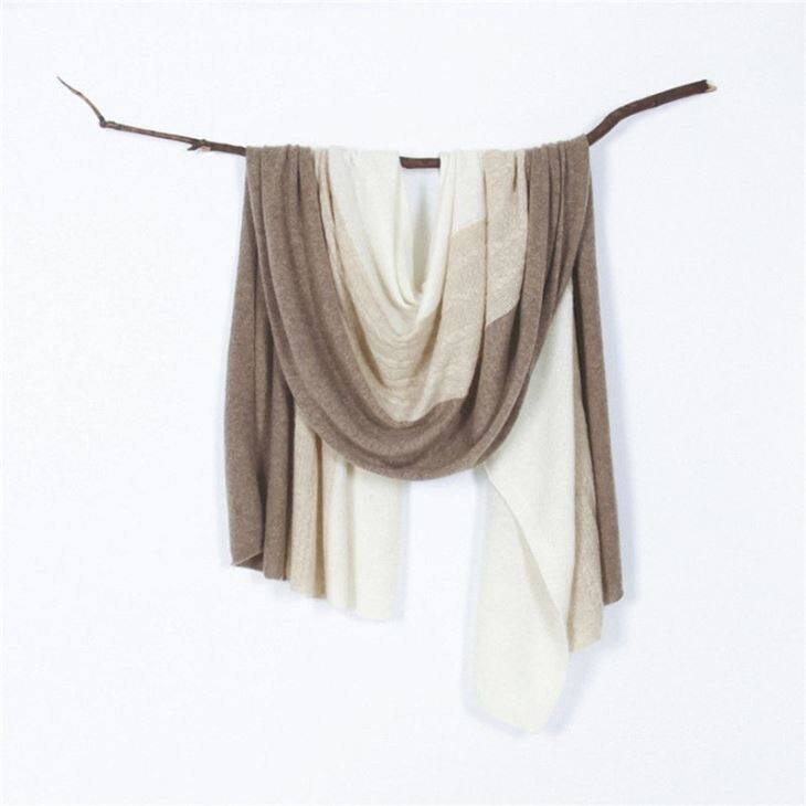 Cable Knit Cashmere Scarf