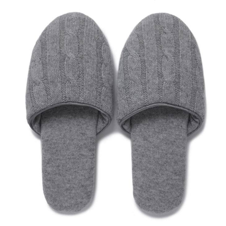 Dép dệt kim cashmere