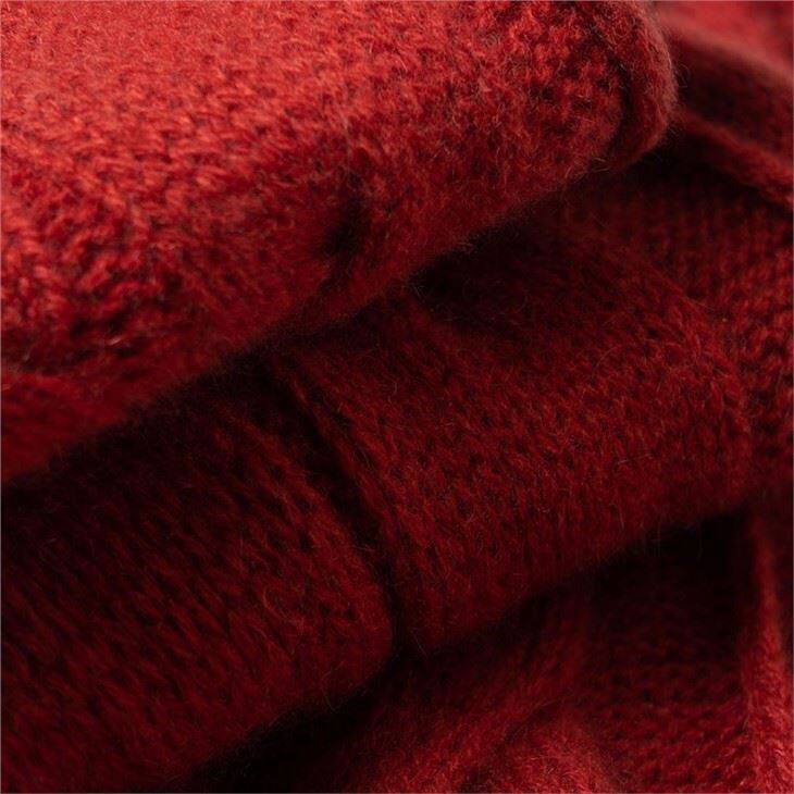 Cable Knitted Thick Warm Cashmere Scarf