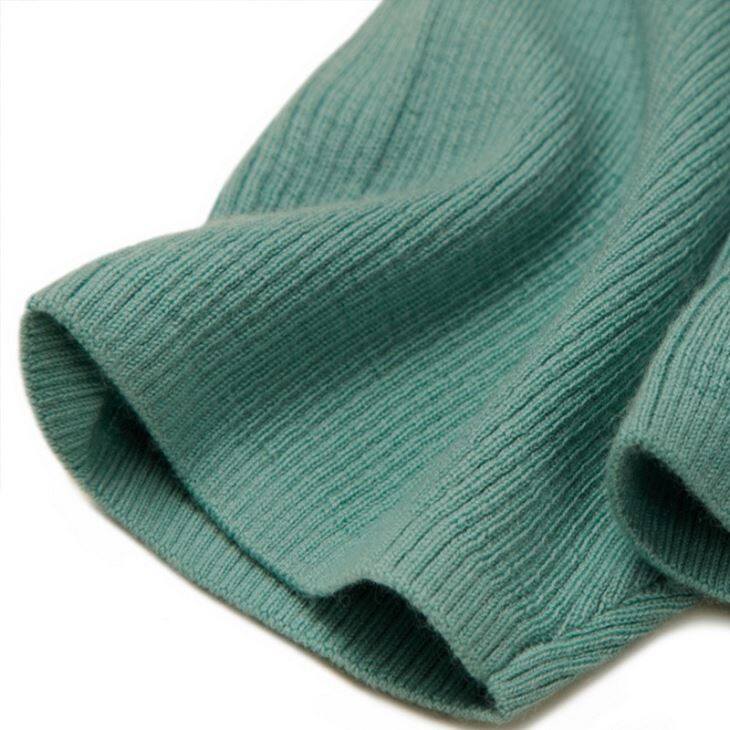 Cashmere Crew Neck Half Sleeve Sweater