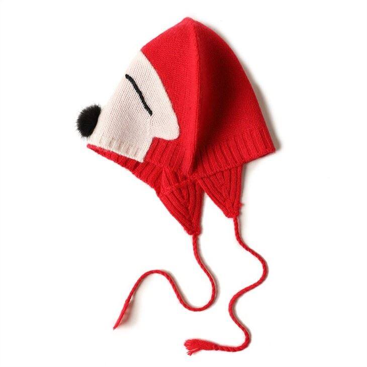 Cashmere Cute Hat And Glove Set