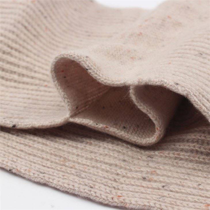 Cashmere Knitted Kids Hat And Scarf Set