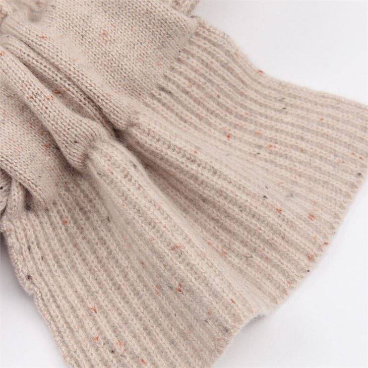 Cashmere Knitted Kids Hat And Scarf Set