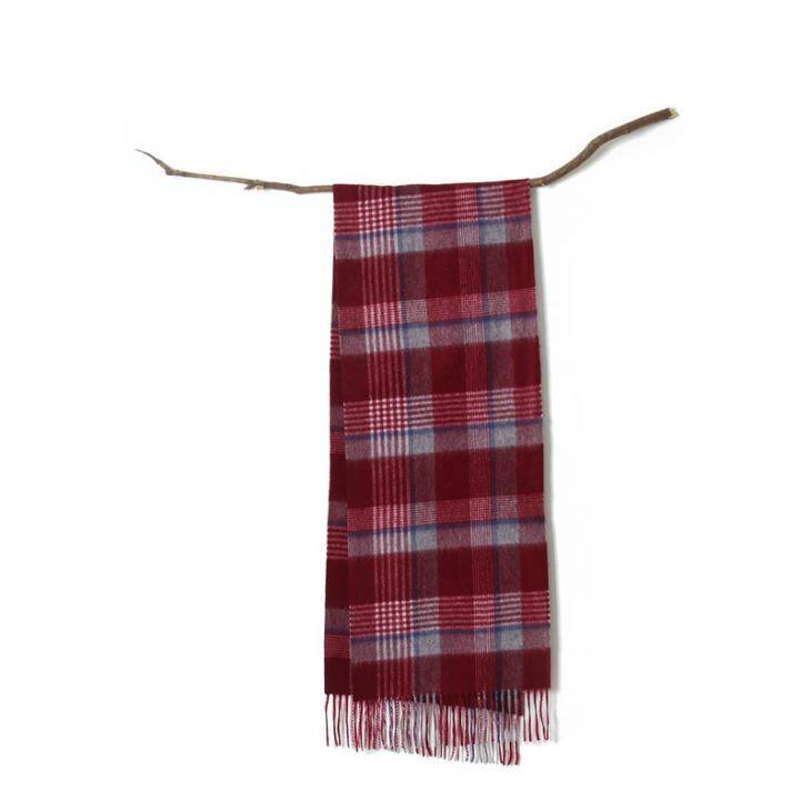 Cashmere Plaid Scarf