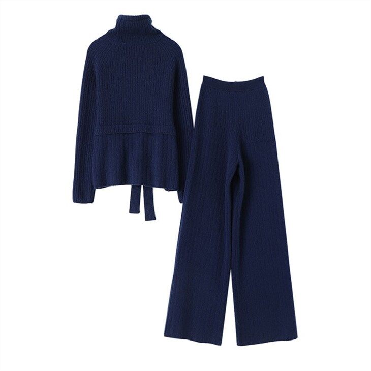 Cashmere Sweater And Pants Set