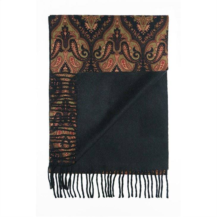 Kasmír gyapjú kevert nyomtatású gyapjú sál