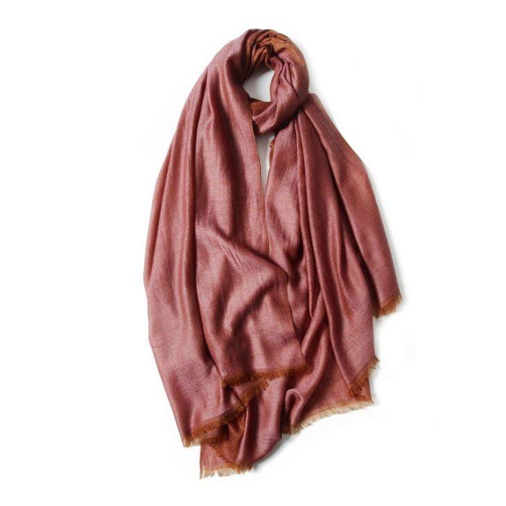 Cashmere Worsted Double Side Scarf