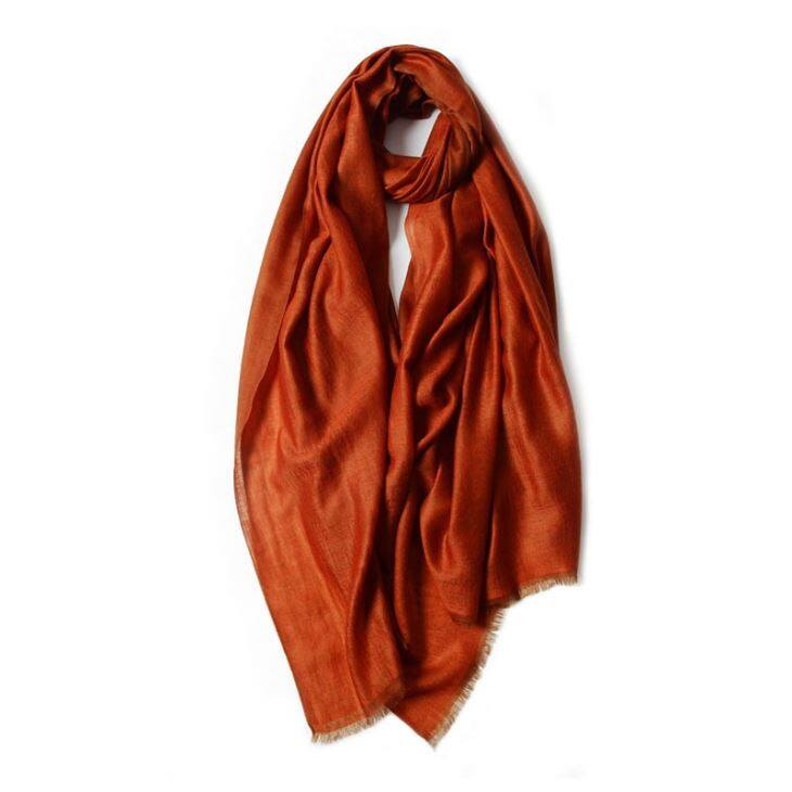 Cashmere Worsted Double Side Scarf