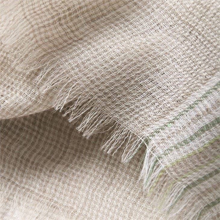 Casual Checked Plaid Tartan Worsted Cashmere Scarf