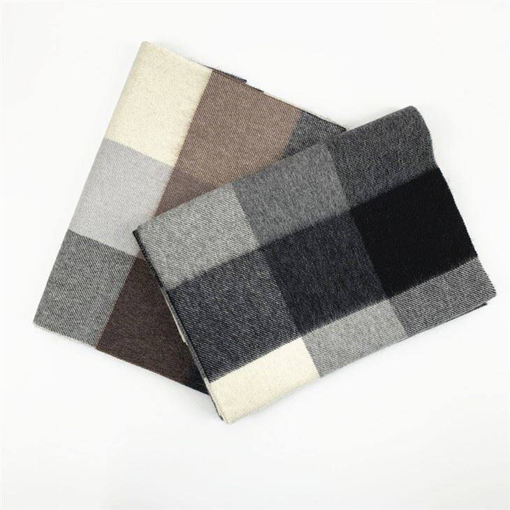 Checked Plaid Tartan Warm Thick Cashmere Scarf