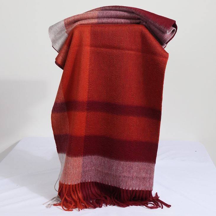 Classic Cashmere Plaid Scarf
