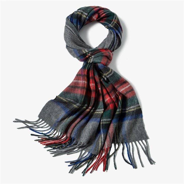Classic Plaid Super Soft Cashmere Scarf