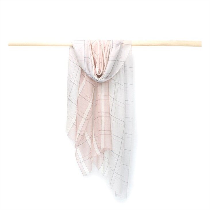 Cozy Wholesale Tartan Pure Cashmere Scarf