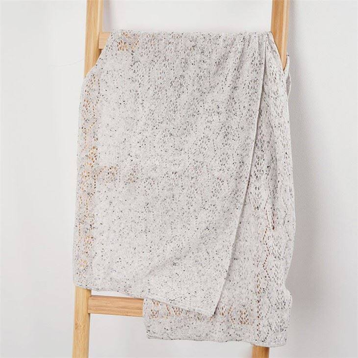 Crochet Knitted Cashmere Scarf