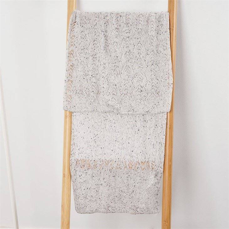 Crochet Knitted Cashmere Scarf