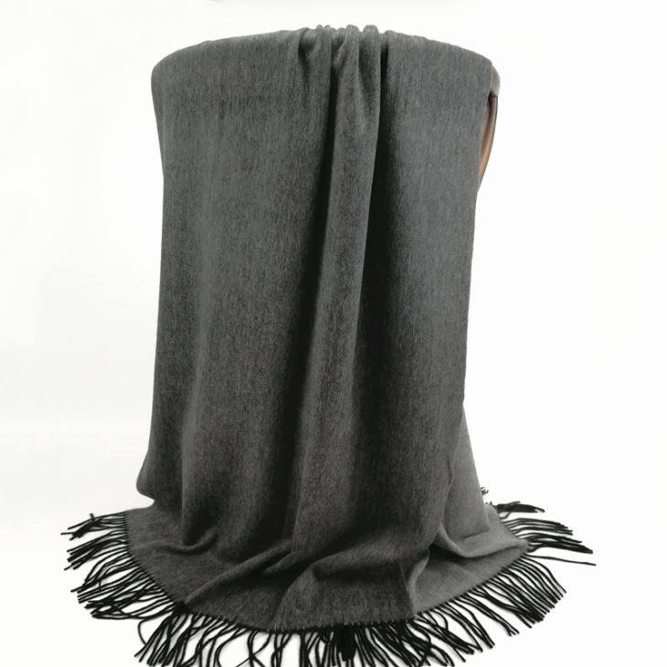 Double Side Solid Color Cashmere Shawl