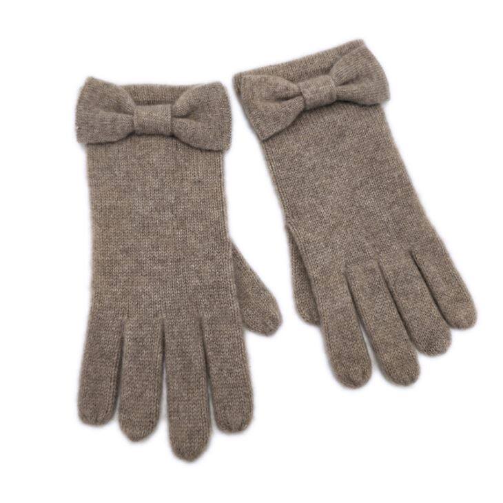 Cô gái Plain Cashmere găng tay