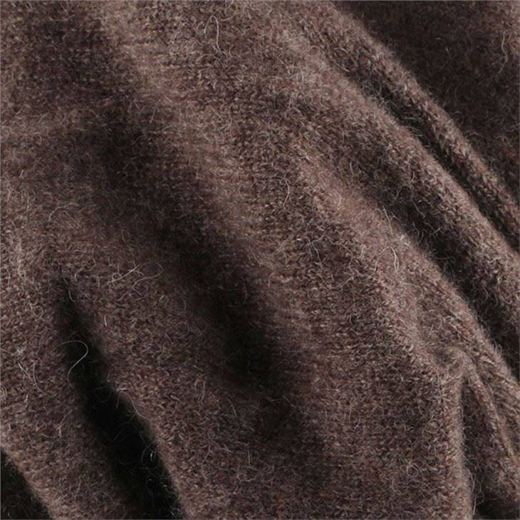 High Quality Lace Up Cashmere Beanie Hat