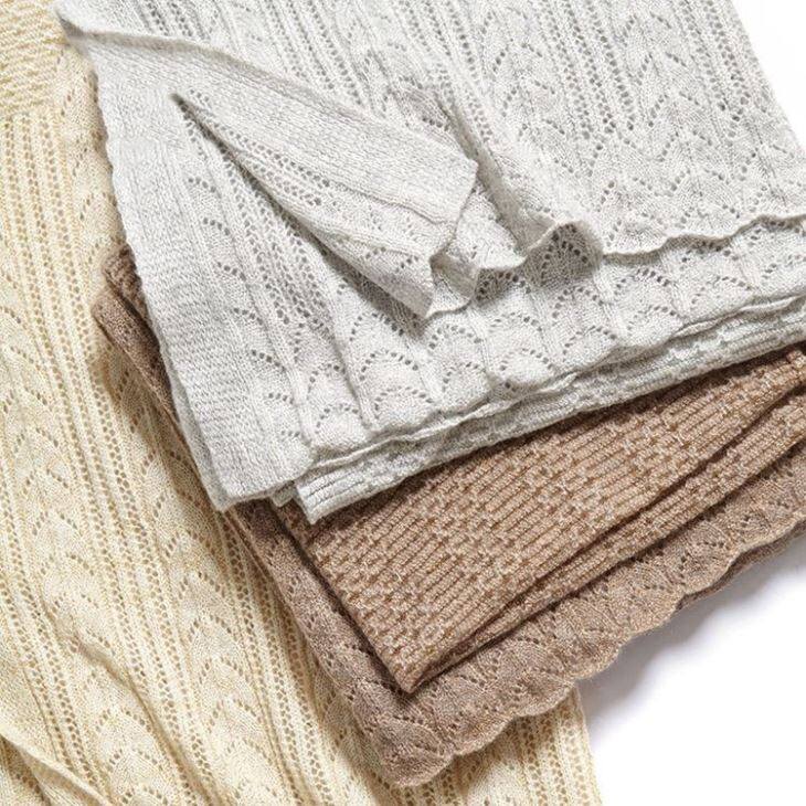 Silver Grey Cashmere Scarf