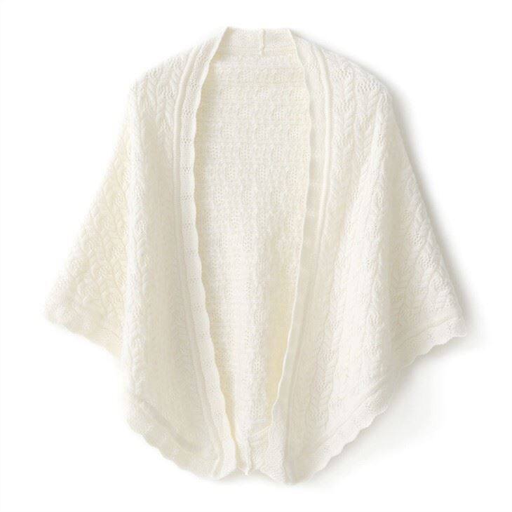 Echap kashmir knitted Kwochè kreu