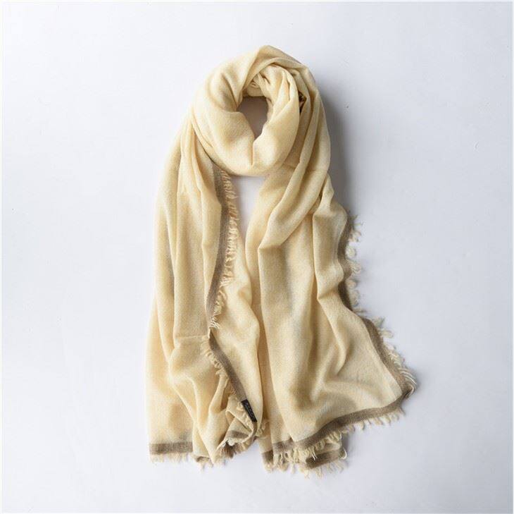 Lenço liso de venda quente sacrf de lã