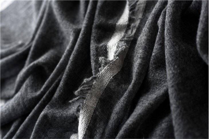 Hot Selling Pashmina Plain Dyed Scarf Wool Cashmere Shawl For Women