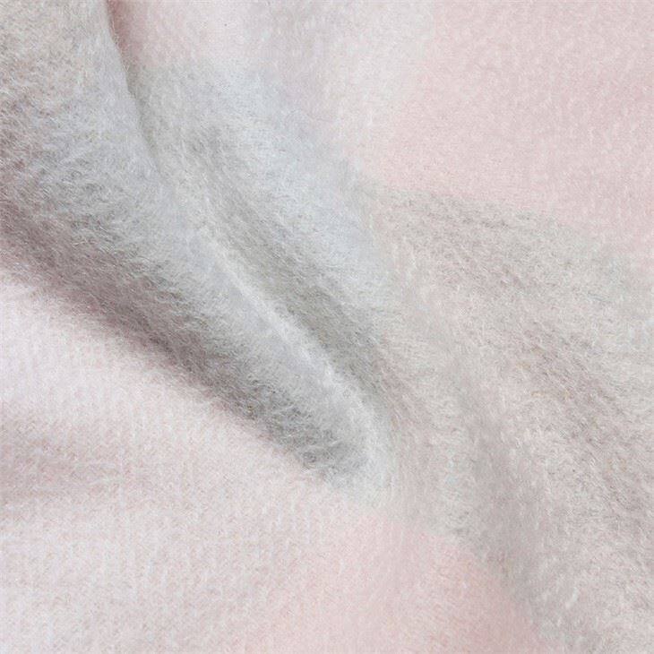 IMF 100% Cashmere Double Side Plaid Scarf Women Thick Warm Scarf