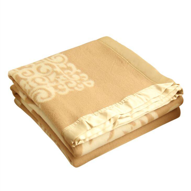 Koc wełniany żakardowy typu king size chinoiserie