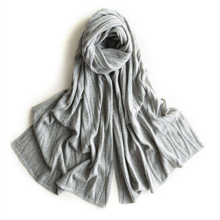 Plain Cashmere Scarf