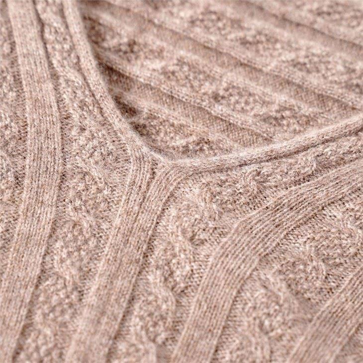 Lady Cashmere Cable Knit Light Weight Poncho