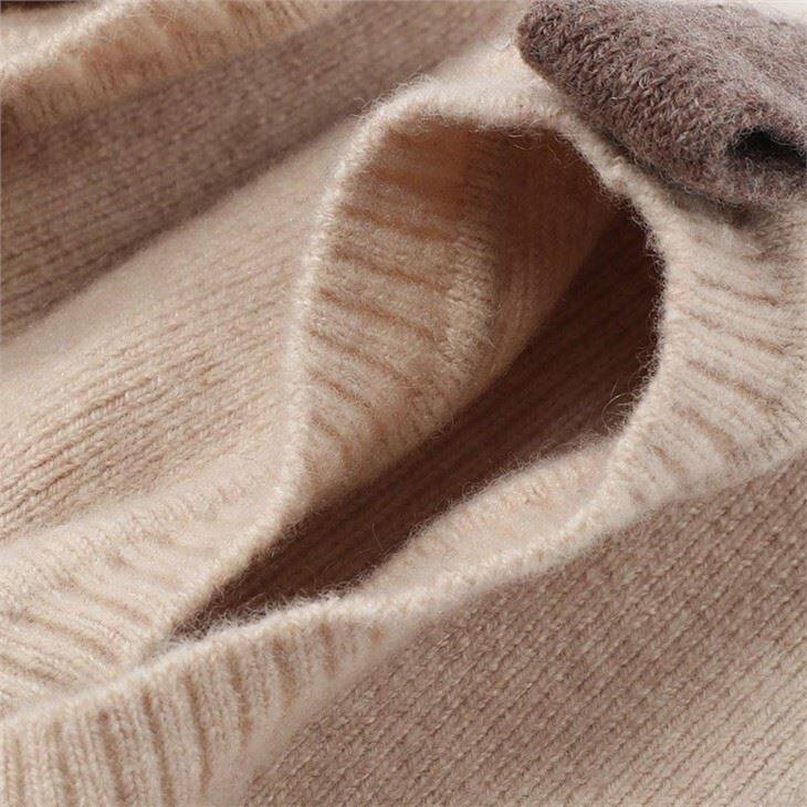 Lady Cashmere Plain Knit Belt Slippers