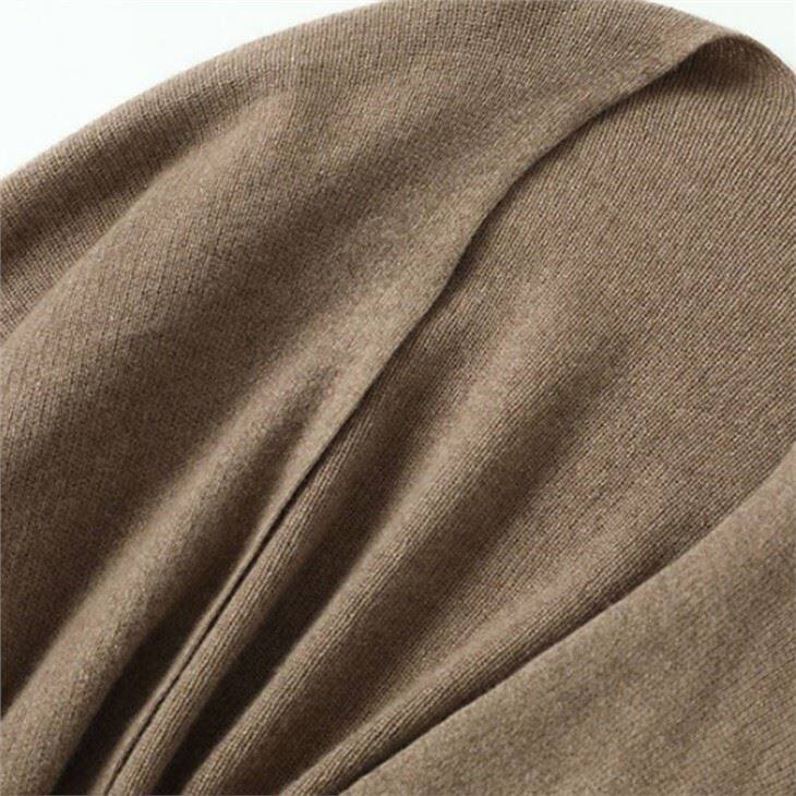 Lady Cashmere Puff Sleeve Cardigan Sweater