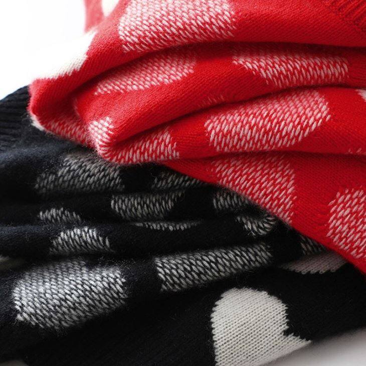 Lady Cashmere Semi-turtleneck Sweater