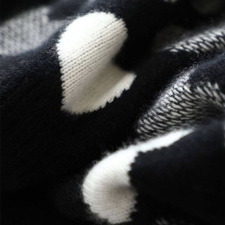 Lady Cashmere Semi-turtleneck Sweater