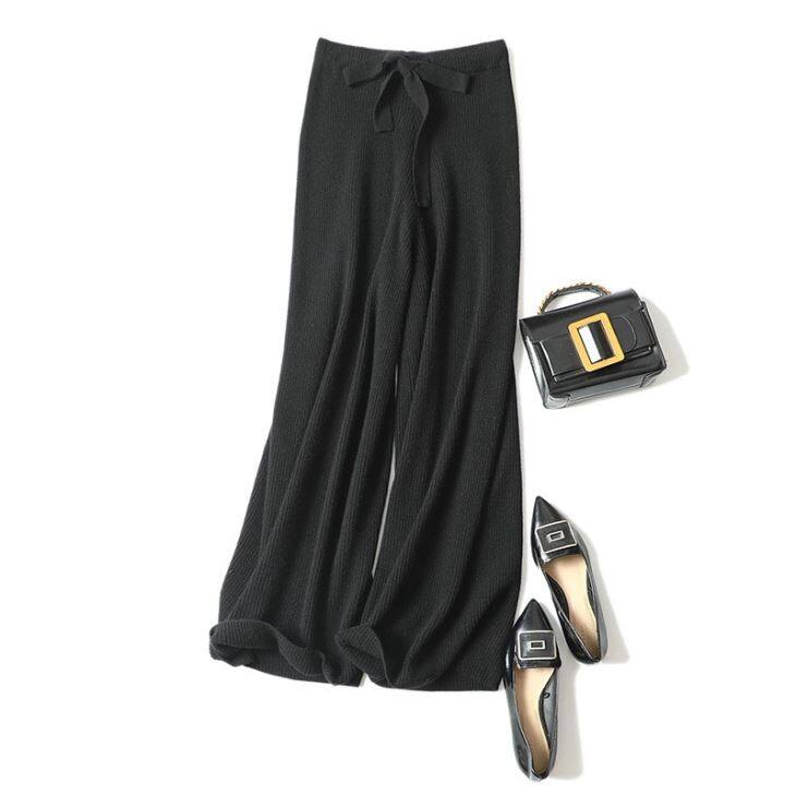 Lady Cashmere Wide Legs Pants